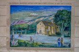 <center>Chapelle Notre-Dame de la Fleur.</center>Cinq chapelles successives : la 1ère était 2m20 sous la route, la 2ème avait sa porte sous le hangar, la 3éme sa voûte brûlée au XIIIe, la 4ème démolie en 1936, la 5ème s'achève et se décore en 1945.