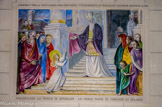 <center>Chapelle Notre-Dame de la Fleur.</center>Présentation de la Vierge au Temple de Jérusalem