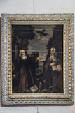 <center>Péone</center>Eglise Saint Arige et Saint Vincent de Saragosse. Tableau avec Antoine et Paul ermites.