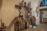 <center>Cathédrale Notre-Dame de la Nativité</center>Apôtre du calvaire. Sainte femme au calvaire. Le premier valet de la Descente de Croix. Christ de la Descente de Croix dans un drap en bois. Le deuxième valet de la Descente de Croix. Apôtre du calvaire. Christ de la Résurrection.