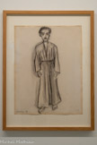 <center>Chapelle du Rosaire dite Matisse</center>Henri Matisse. Christ en pied 1949.
Fusain sur papier 63 x 48 cm. Collection de la Chapelle du Rosaire.