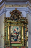 <center>Église Notre-Dame-de-l'Assomption de Cordon.</center>La Vierge avec Saint Dominique et Sainte-Catherine.