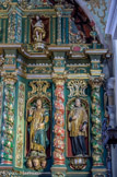 <center>Église Notre-Dame-de-l'Assomption de Cordon.</center>Saint-Joseph  et un clerc (Gonzague). Au-dessus, Saint Jean-Baptiste.