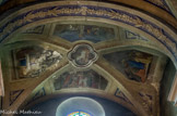 <center>Église Saint-Jean-Baptiste </center>Plafond des nefs latérales.