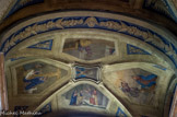 <center>Église Saint-Jean-Baptiste </center>Plafond des nefs latérales.
