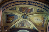 <center>Église Saint-Jean-Baptiste </center>Plafond des nefs latérales.