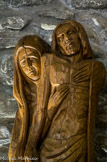 <center>Chapelle Sainte-Anne </center>Pietà, sculpture contemporaine de Constant
Demaison.