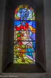 <center>L'église St-Michel </center>Vitrail de L. Balmet, Grenoble 1925.