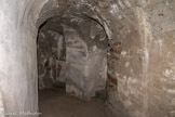 <center>Albertville : Fort du Mont.</center> L’intérieur de la caponnière double à étage. Côté nord.