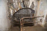 <center>Albertville : Fort du Mont.</center> Escalier d'accés à la caponnière.