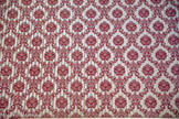 <center>Conflans : Château de Manuel de Locatel.</center> Le salon rouge. Papier peint du XVIIIe.
