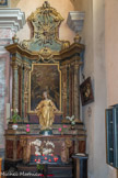 <center>Conflans et son Église baroque Saint-Grat.</center>La chapelle de la Vierge ou du Rosaire est une chapelle de confrérie. La confrérie du rosaire est érigée dès 1601 à Conflans.