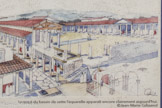 <center>Le site archéologique d'Alba</center>Conduire l'eau.
Les Helviens adoptent le confort de vie des romains et aménagent à Alba Helviorum un réseau de canalisations en plomb ou en maçonnerie. L'eau provient du massif du Coiron, à 10 km d'ici. Elle est acheminée par des aqueducs. Les bâtiments importants sont dotés de bassins d'agrément