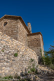 <center>Rochecolombe</center>Au pied de l'éminence rocheuse portant le château, à proximité d'une des tours, se dresse la chapelle Saint-Barthélemy, ancienne église du village castral dont la partie la plus ancienne doit dater du XIIIe siècle et qui abrite la sépulture de nombreuses générations de membres de la famille de Vogüé.