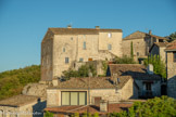 <center>Vue prise du clocher de l'église romane. </center>Le château. En 2002, le château en ruines est vendu par les descendants de Louis Mollier à Daniel et Virginie Boulenger, un couple de Lyonnais. Ces derniers restaurent le château pour en faire des chambres d'hôtes. Celles-ci ferment à la fin de l'année 2007. En 2011, il est racheté par Luc et Florence Lemaire, deux anciens journalistes. La maison d'hôtes est rouverte en janvier 2012 mais ferme définitivement ses portes en novembre 2019. En avril 2020, le château est vendu et devient une résidence privée.