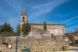 Goudargues. <br> Mur d’enceinte du monastère.