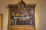 <center>Le Musée d'Art Sacré du Gard. </center> Le mystère de la chute des Anges, huile sur bois de Raymond Boterie (connu à Pont-Saint-Esprit entre 1509 et 1548)