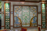 <center>La Fermette Marbeuf . </center> Tombée dans un sommeil de l'oubli, 1978 constitue le retour à la vie de cette princesse endormie ; des ouvriers attaquent les murs d'une réserve d'un restaurant anonyme et une brèche ouverte laisse apparaître un authentique décor de l'Art Nouveau ayant subi les outrages du temps.
Il faudra attendre 1983 pour que la salle soit inscrite à l'inventaire des monuments historiques.