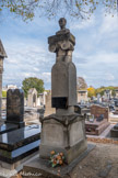 <center>Le cimetière du Montparnasse. </center> Colonel Amoros. 1770-1848. Fondateur de la gymnastique en France.