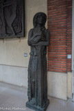 <center>La Victoire</center>Figure sans ailes du Monument de Hartmannsweilerkopf (192 4-1925)
1924-1925
Bronze
Épreuve numéro 3 exécutée par Coubertin en 1977