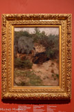 <center>Paysage d’Italie, sentier conduisant à une caverne</center>Paysage d’Italie, sentier conduisant à une caverne
1859
Huile sur papier marouflé sur toile
Donation Marie Henner