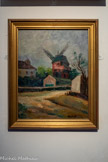 <center>Musée de Montmartre</center>FERNAND ANDREY-PREVOST (1890 - 1961)
Moulin à Montmartre, 1950
Huile sur contreplaqué. Musée de Montmartre, collection Le Vieux Montmartre.