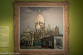<center>Musée de Montmartre</center>Alphonse Léon Quizet (1885 - 1955). Le Sacré Coeur. Non daté.