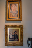 <center>Musée de Montmartre</center>GEN PAUL (1883 -1965)
L’Homme au cache-nez, vers 1935
Huile sur toile
Musée de Montmartre, collection Le Vieux Montmartre Don Micheline et Catherine Jacquart, collection Michel Catty dit Michou.
Eugène Paul, dit Gen Paul, peintre expressionniste, dessinateur et graveur, est né à Montmartre. Il demeura toute sa vie profondément attaché à la Butte, dont il fréquenta les artistes avec assiduité. Il vécut et travailla dans son atelier situé au 2, avenue Junot, jusqu’en 1975. Le personnage représenté sur le tableau pourrait être le peintre Marcel Leprin (1891-1933).
<br>VICTOR PHILIPPE PHILIPSEN dit FLIPSEN (1841-1907)
Portrait du compositeur Paul Delmet, 1890
Huile sur bois
Musée de Montmartre, collection Le Vieux Montmartre