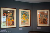 <center>Musée de Montmartre</center>Jules Alexandre Grün (1868 -1938), Moulin Rouge, la belle de New-York. Anonyme, l'Elysée-Montmartre, bals masqués redoutés, 1913. Charles Lévy, Divan Japonais, 1885. .
