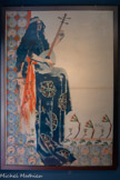 <center>Musée de Montmartre</center>ABEL TRUCH ET (1857 - 1918)
Les Quat z arts, 1894
Lithographie, projet avant la lettre Musée de Montmartre, collection Le Vieux Montmartre.
LE CABARET DES QUAT’Z’ARTS - François Trombert a ouvert le Cabaret des Quat’z'Arts au 62 boulevard de Clichy en décembre 189. Dans la lignée de Salis au Chat Noir, Trombert publie à partir de 1897, la revue Les Quatz Arts. C’est Abel Truchet, l'artiste en résidence du Quat z’Arts, qui est en charge de la devanture du cabaret et de l’affiche. En 1900, le cabaret est décoré avec de grandes peintures sur bois de Faverot et Grün. Cependant, le cabaret est surtout rempli des nombreuses caricatures de Léandre et Guirand de Scévola, les deux principaux illustrateurs de la revue du cabaret. C’est aussi là que se tiennent, sous la présidence d’Adolphe-Léon Willette, l’âme du Chat Noir, et aux côtés d’Auguste Roedel, les réunions préparatoires de la Promenade de la vache enragée ou « Vachalcade »: Cette parade des artistes et Montmartrois est créée en réponse à la renaissance de la Promenade du Bœuf Gras, la même année. Elle connaîtra deux éditions successives, l’une en 1896, l’autre en 1897. Le cabaret inaugura en ses lieux « Le Mur » qui consistait en un panneau situé dans l’enceinte et ouvert à toutes formes d’expression graphiques : la liberté de ton y était totale.