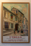 <center>Musée de Montmartre</center>MAURICE UTRILLO (1883-1955)
Rue Cortot, à Montmartre, non daté
Lithographie
Édité par la Galerie Paul Pétridès Imprimé par Moulot Collection particulière