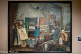 <center>Musée de Montmartre</center>LUCIEN MATHELIN (1905-1981)
Atelier de Démétrius Galanis, 12, rue Cortot, 1946 Huile sur toile
Musée de Montmartre, collection Le Vieux Montmartre.