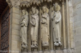 <center>Portail st Anne.</center>A droite, Saint Paul, le roi David,  la sibylle (Les sibylles, « prophètes » du Christ) et Isaïe.
