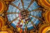 <center>Galeries Lafayette. </center> Le dôme.