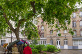 <center>Rue du Cherche Midi</center> Cour intérieure d'un hôtel.