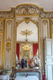 <center>SALON NAPOLEON. </center> Cheminée de sarrancolin (XVIIIe siècle)
