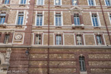 <center>Collège Sainte-Barbe, rue Valette. </center> La reconstruction 1840-1898. Ce sont les frères du directeur, Théodore et Henri Labrouste, tous deux architectes, qui dirigent les travaux et font les plans du nouveau collège. Uls utilisérent la pierre de meulière et les briques.