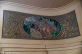 <center>Théâtre des Champs Elysées. </center> Les peintres qui ont pris part au décor du théâtre sont Maurice Denis, Henri Le Basque, Jacqueline Marval, Edouard Vuillard, Ker Xavier Roussel.