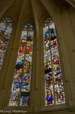<center>Château de Vincennes. La Sainte Chapelle. </center>Quatrième verrière, en haut : la première trompette (