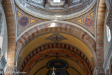 <center>La Basilique Cathédrale Sainte-Marie-Majeure</center>Deux pendentifs et le plafond du presbytérium.