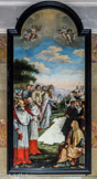 <center>La Basilique Cathédrale Sainte-Marie-Majeure</center>Peinture du narthex.