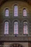 <center>La Basilique Cathédrale Sainte-Marie-Majeure</center>Les 6 verrières du côté du transept, au-dessus de la porte latérale..