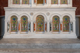 <center>La Basilique Cathédrale Sainte-Marie-Majeure</center>La chapelle du Chapitre dédiée au Sacré-Cœur. Dans les arcatures du bas sont inscrits, dans un cercle bleu, les noms des quatre évangélistes (st Marc, st Luc, st Jean, st Matthieu), celle du centre représentant le Christ.