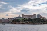 <center>Notre-Dame de la Garde</center>Vue de l'entrée du Vieux Port, avec le palais du Pharo au premier plan.