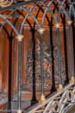 <center>L'église de La Trinité. </center> La chaire. Sur la porte, Saint Marc.