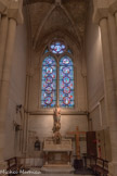 <center>Eglise des Réformés ou de saint-Vincent-de-Paul.</center>Huitième chapelle de droite. Autel et  statue de Saint-Augustin (IVème siècle).