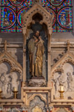 <center>Eglise des Réformés ou de saint-Vincent-de-Paul. </center>Chapelle de l'abside du bas-coté droit. Statue en carton-pierre de Saint Vincent de Paul.