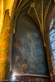 <center>Église Saint-Germain-l'Auxerrois.</center>Chapelle de Sainte Genevieve. Les tableraux représentent des épisodes de la vie de la sainte.