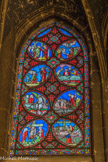 <center>Église Saint-Germain-l'Auxerrois.</center>La chapelle du Tombeau.  Passion et Vie Glorieuse du Christ. La descente de Croix, la mise au tombeau, les saintes femmes devant le tombeau, descente aux limbes, apparition à Marie-Madeleie, la Cène, apparition à saint Thomas, l'Ascension.