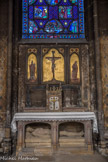 <center>Église Saint-Germain-l'Auxerrois.</center>La chapelle du Tombeau (aussi appelée du Calvaire) est fondée en 1505 par Jehan Tronson, le riche marchand drapier. Les membres de cette famille y sont alors inhumés. À cause de son riche fondateur, elle devient le siège de la confrérie des drapiers qui y tiennent leurs réunions corporatives et y font célébrer des messes. Lors du sac de 1831, les sépultures de son caveau sont profanées.